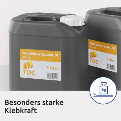 Etichette in polietilene bianco Avery 2 et./foglio Laser - 210x148 mm conf. 10 fogli - L7916-10